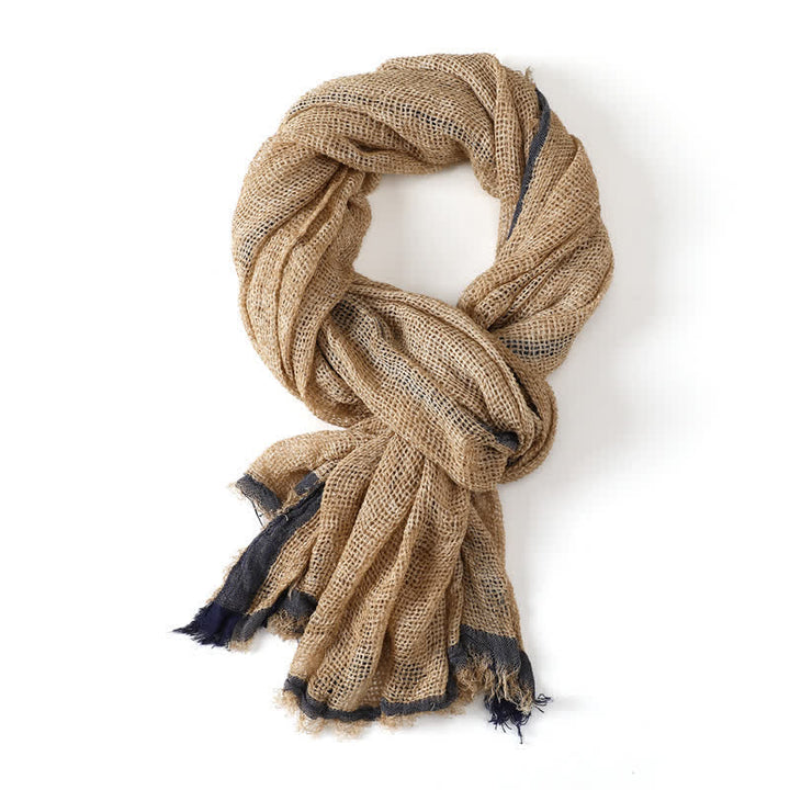Buddha Stones Fall Simple Solid Tassel Lightweight Women's Scarf - image 5