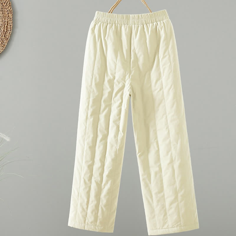 Buddha Stones Fall Winter Casual Basic Solid Ankle Pants Women's Straight Leg Pants With Pockets - image 11