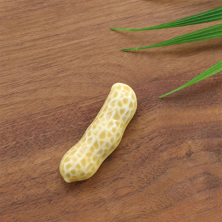 Buddha Stones Ceramic Food Style Mini Chopstick Holder - Small Bread Rolls Approx. 4.8 × 2 × 1.3 cm - image 11