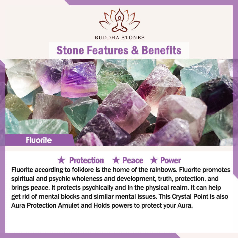 Buddha Stones Natural Stone Quartz Healing Beads Bracelet - image 41