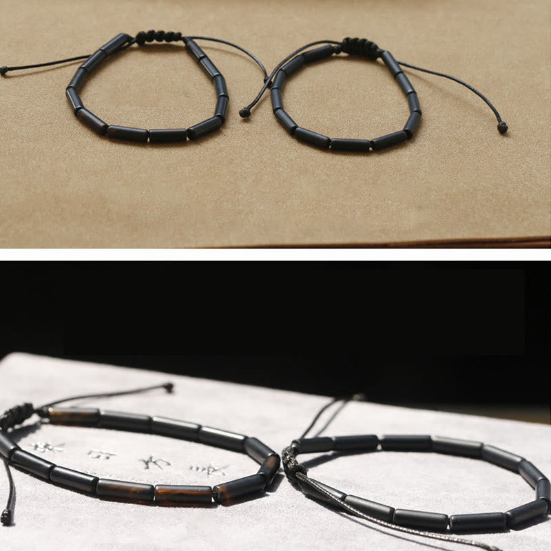 Buddha Stones Black Onyx Bead Support Protection Bracelet - image 8