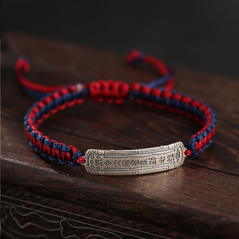 Buddha Stones 925 Sterling Silver Peace Amulet Protection Bracelet - image 1