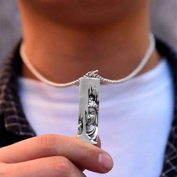 Buddha Stones Tathagata Buddha Strength Protection Amulet Lucky Pendant Necklace - image 7