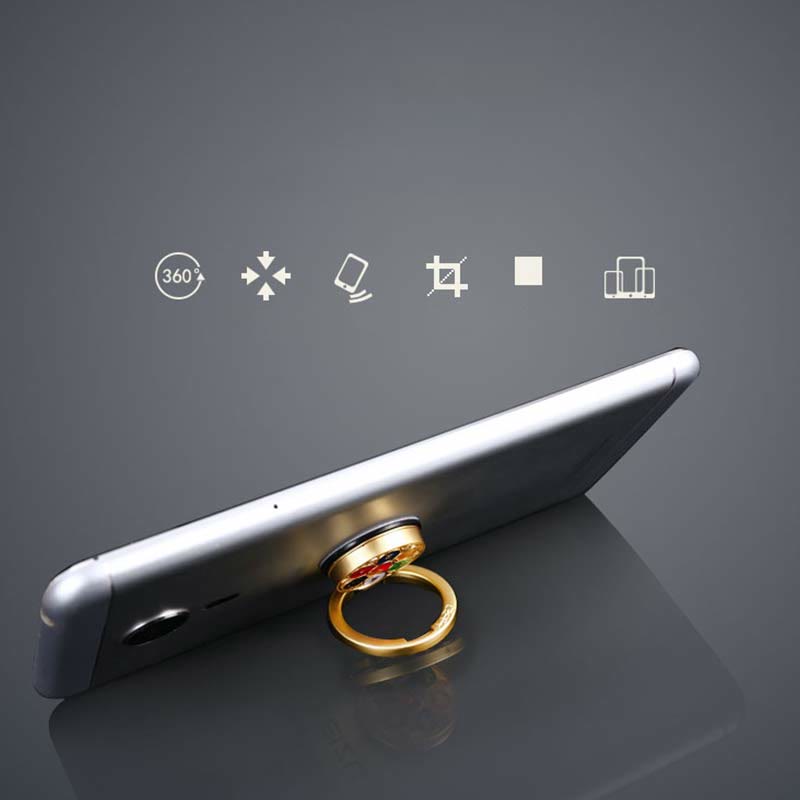 Tibetan Om Mani Padme Hum Peace Phone Ring Bracket Universal Phone Holder Decorations - image 12