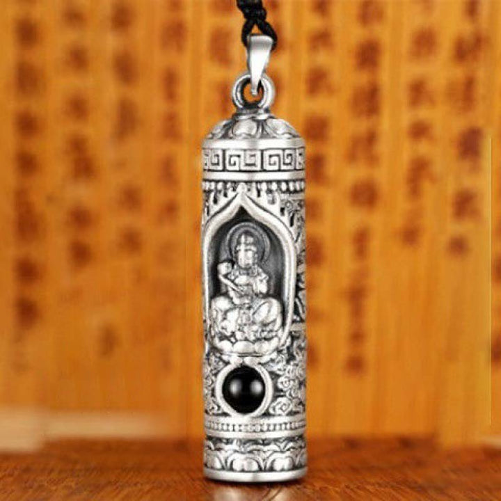 Buddha Stones Chinese Zodiac Natal Buddha Projection Prosperity Necklace Pendant - Rabbit - image 7