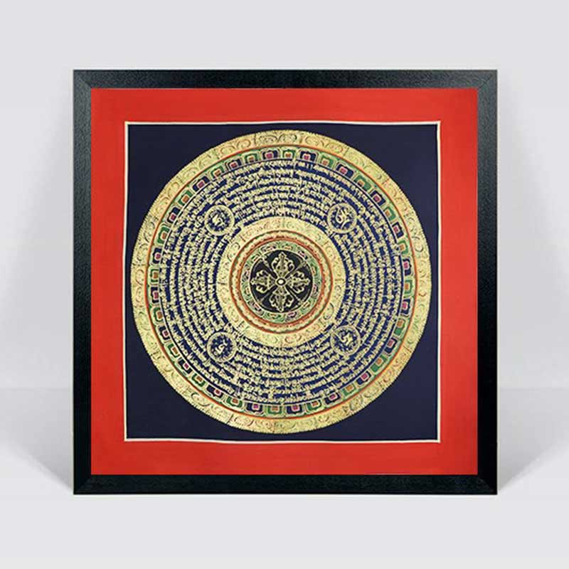 Buddha Stones Tibetan Handmade Thangka Painting Spiritual Blessing Blind Box Random Color Pattern - image 5