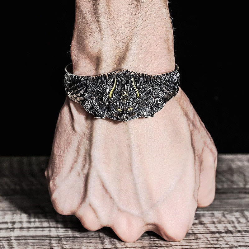 Buddha Stones Tibetan Garuda Bird Wisdom Protection Bracelet Bangle - image 12