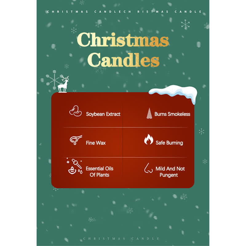 Christmas Tree Scented Soy Wax Candle Gift For Family Friends - image 37