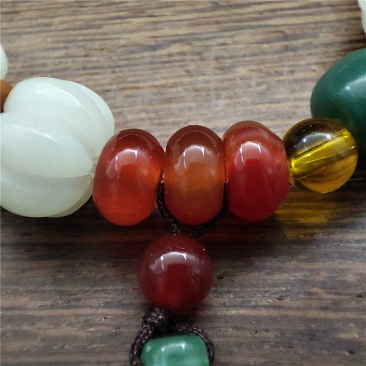 Natural Bodhi Seed Agate Bodhi Harmony Bracelet - image 4