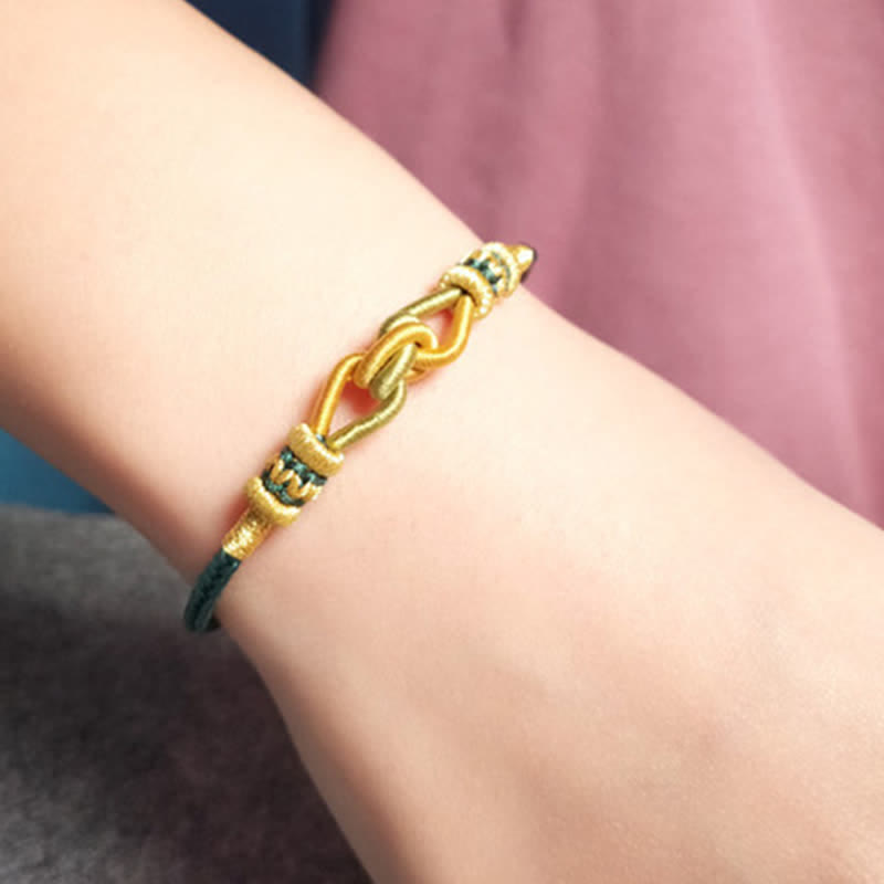 Buddha Stones Handmade Knotting Faith Strength Braid String Bracelet - image 9