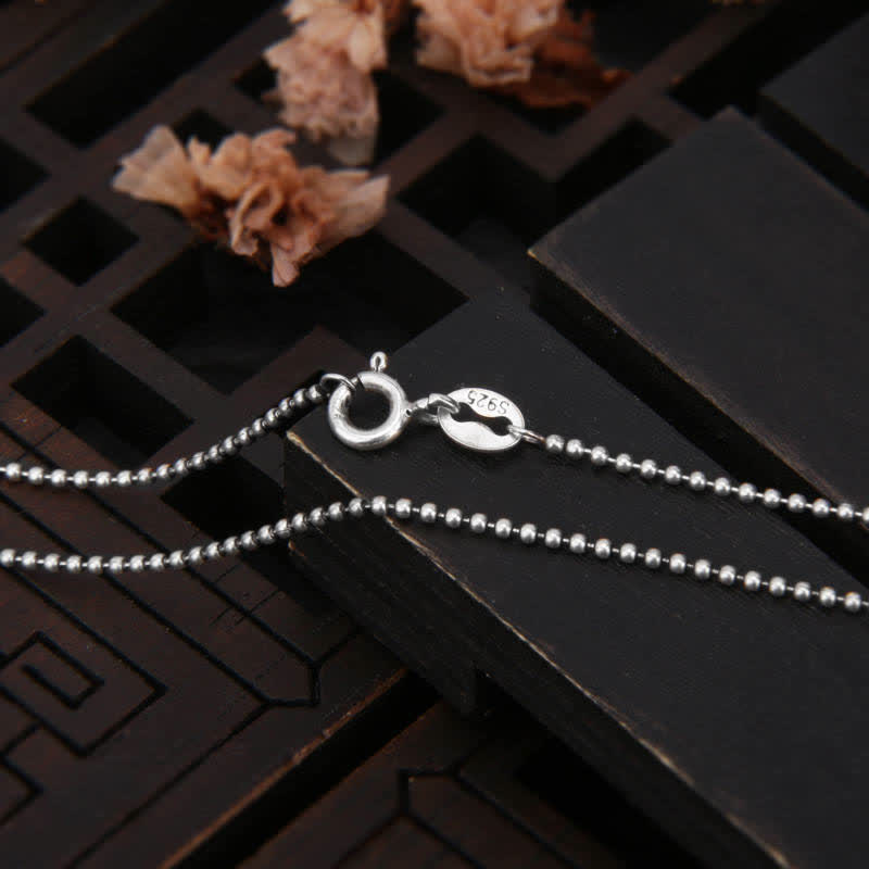 Buddha Stones 925 Sterling Silver Om Mani Padme Hum Prayer Wheel Purity Rotatable Necklace Pendant - 55cm-925 Sterling Silver Chain - image 7