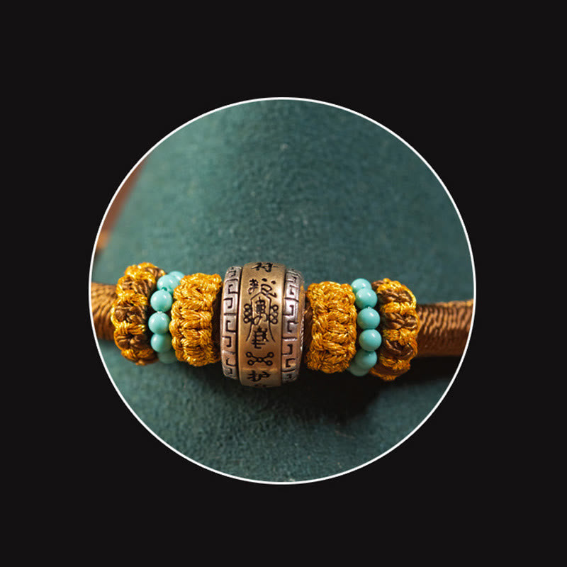 Buddha Stones Handmade Tibetan Amulet King Kong Knot Luck Protection Braided Bracelet - image 11