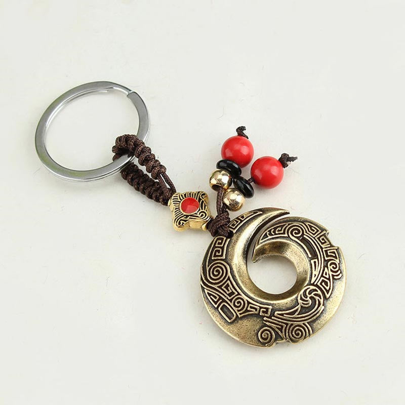Good Luck Fortune Copper Wealth Key Chain - image 12