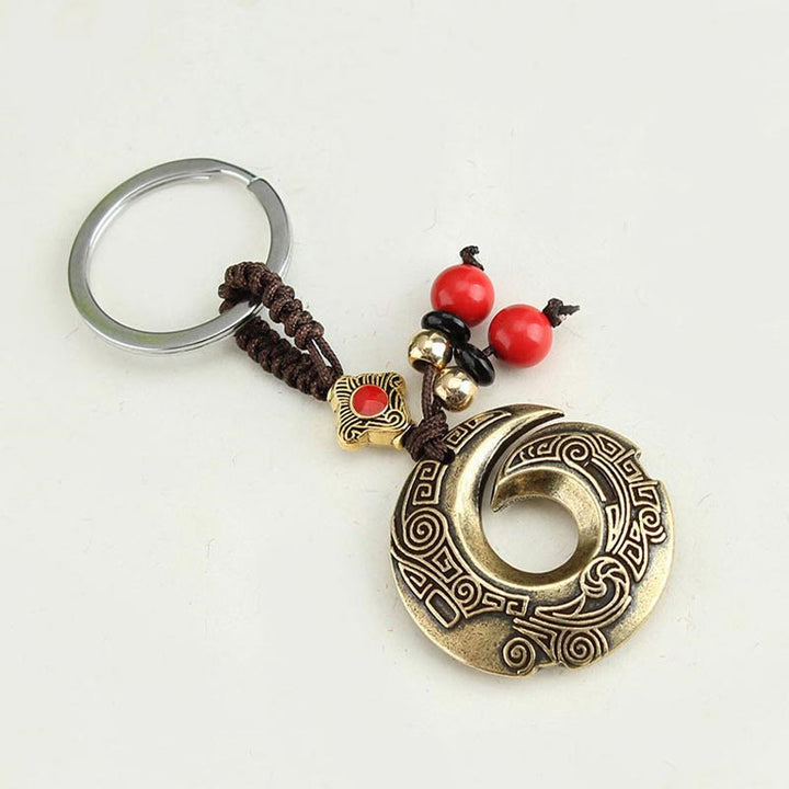 Good Luck Fortune Copper Wealth Key Chain - image 12