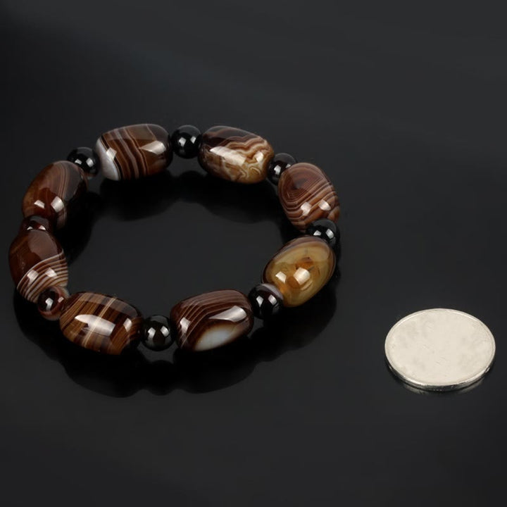 Buddha Stones Natural Sardonyx Courage Happiness Bracelet - image 7