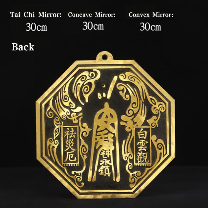 Buddha Stones Feng Shui Bagua Map Copper Balance Energy Map - image 9