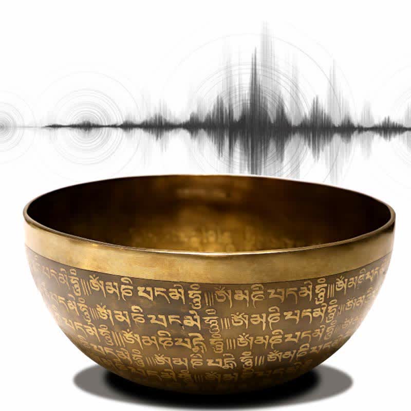 Sutra Singing Bowl Handcrafted for Healing and Meditation Positive Energy Sound Bowl Set - image 6