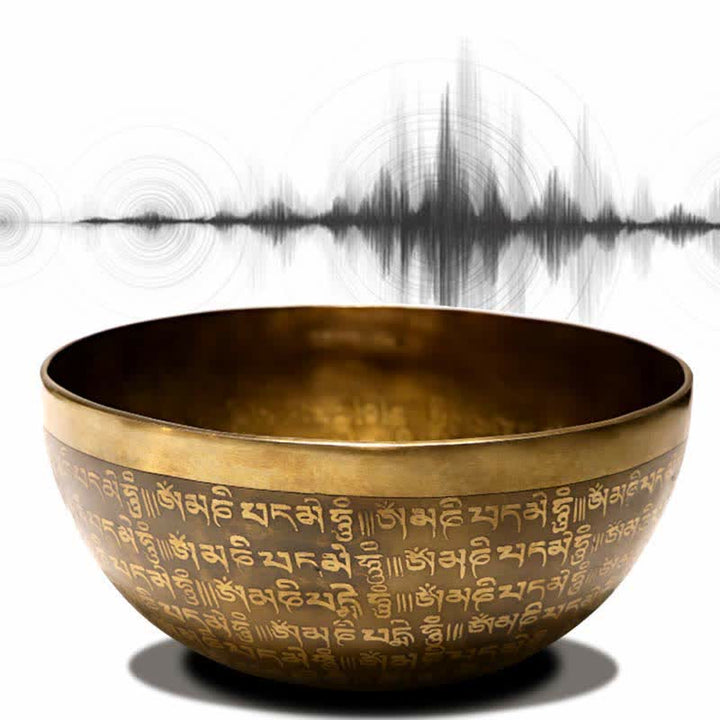 Sutra Singing Bowl Handcrafted for Healing and Meditation Positive Energy Sound Bowl Set - image 6