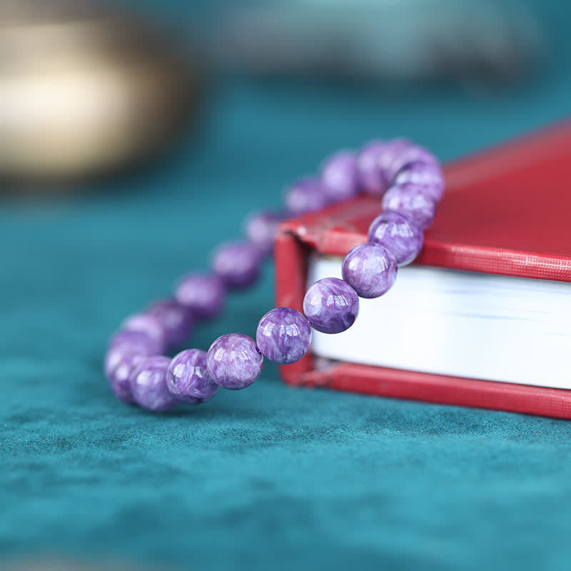Buddha Stones Amethyst Crystal Positive Transformation Bracelet - image 4