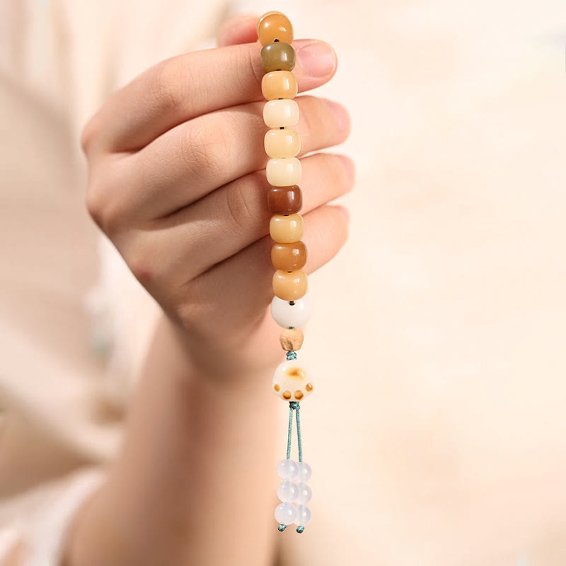 Buddha Stones Natural Bodhi Seed The Lord of the Corpse Forest Om Mani Padme Hum Wisdom Bracelet - image 20