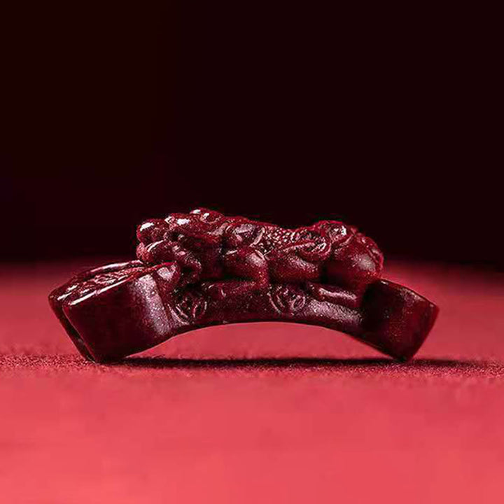 Buddha Stones Handcrafted PiXiu Cinnabar Wealth Luck Braided Bracelet - image 7