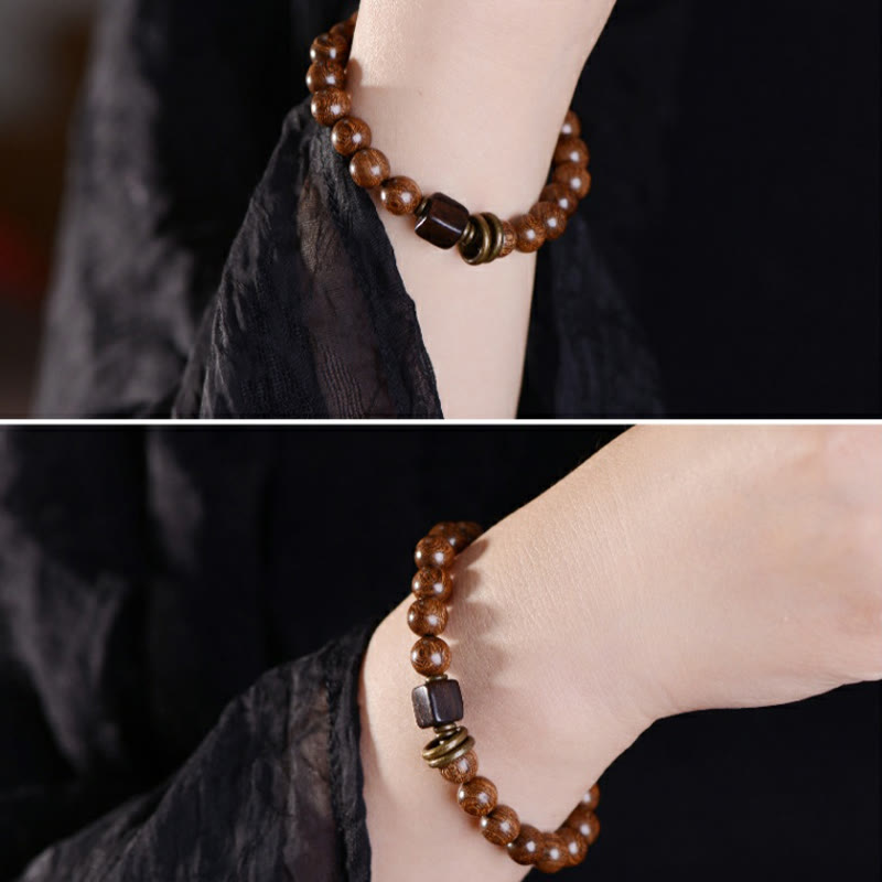 Buddha Stones Phoebe Zhennan Wood Spirituality Bracelet - image 7