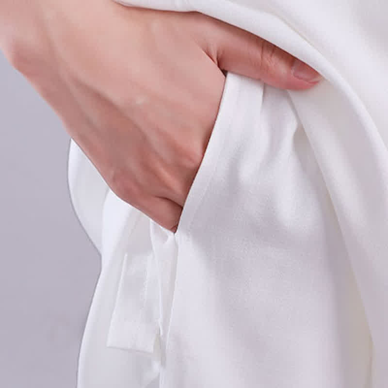 Buddha Stones Tai Chi Qigong Meditation Prayer Spiritual Zen Practice Unisex Cotton Linen Clothing Set - image 6