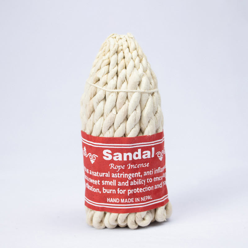 Buddha Stones Nepal Rope Incense Purify Healing Meditation Incense - Sandalwood 50Pcs Incense(10cm/Stick) - image 14