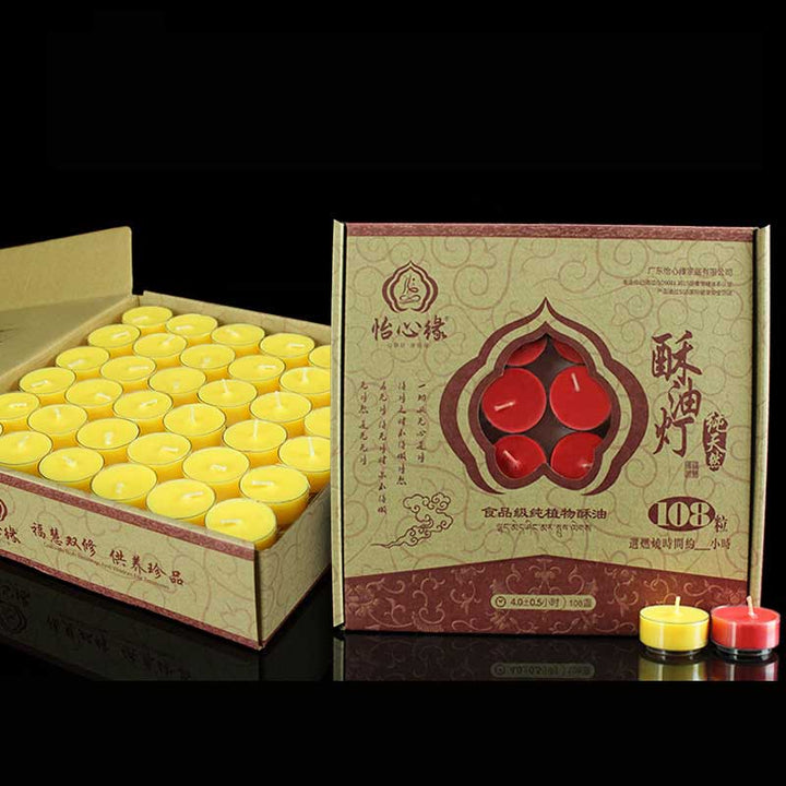 108Pcs Meditation Prayer Altar Candle Temple Rituals Use Items - image 4