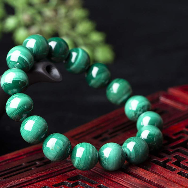 Buddha Stones Natural Malachite Protection Calmness Bracelet - image 19