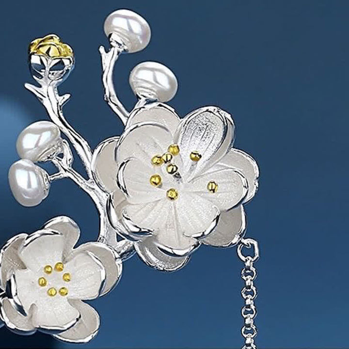 Buddha Stones Plum Blossom Butterfly Love Tassel Hairpin - image 5