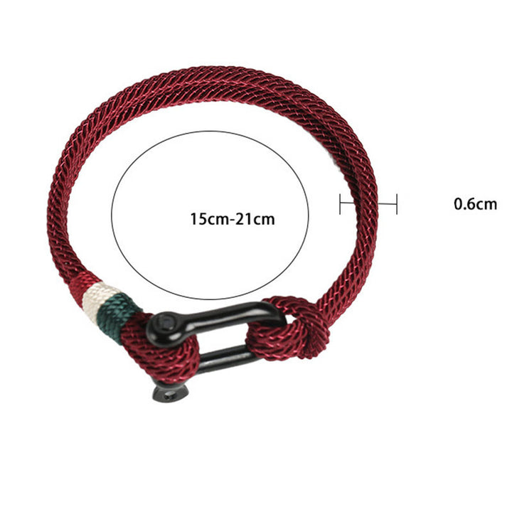 Buddha Stones Simple Design Luck Stainless Steel Buckle Bracelet - image 13