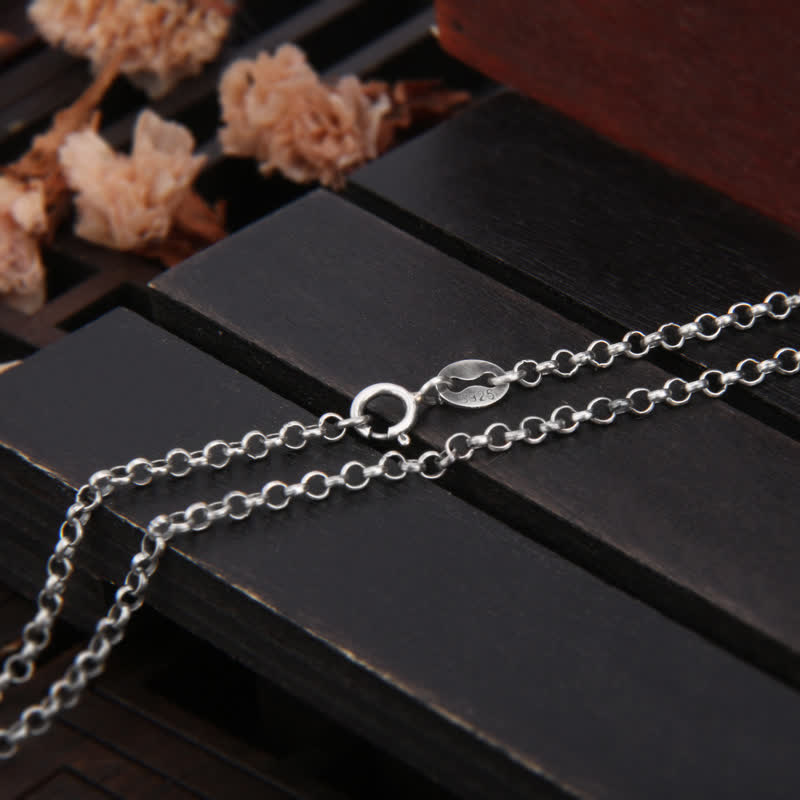 Buddha Stones 990 Sterling Silver Elephant Strength Necklace Pendant - image 9