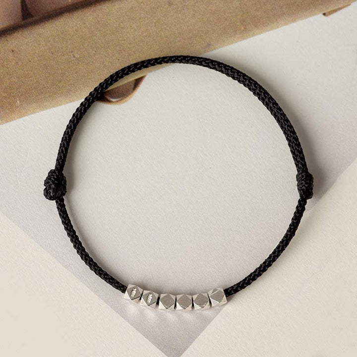 Buddha Stones 925 Sterling Silver Red String Braid Bracelet Anklet - image 6