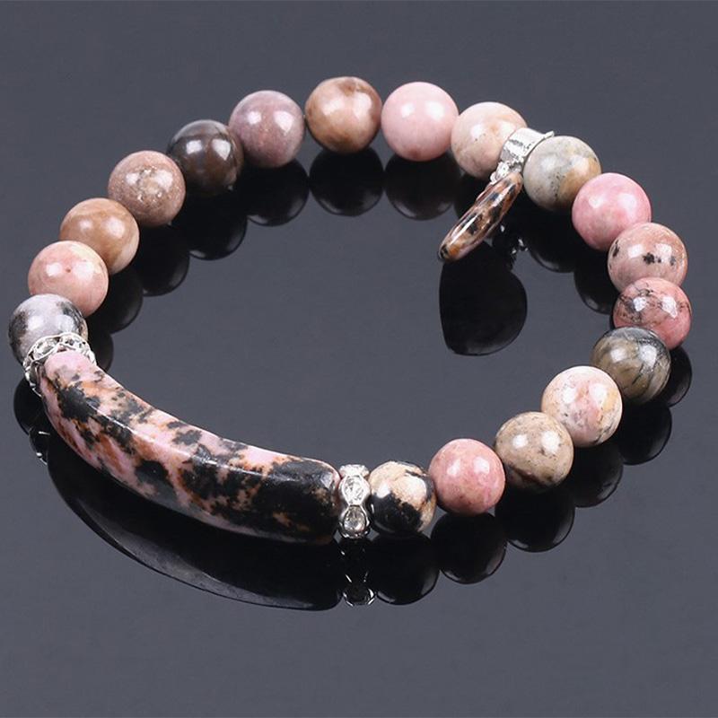 Buddha Stones Natural Quartz Love Heart Healing Beads Bracelet - image 14