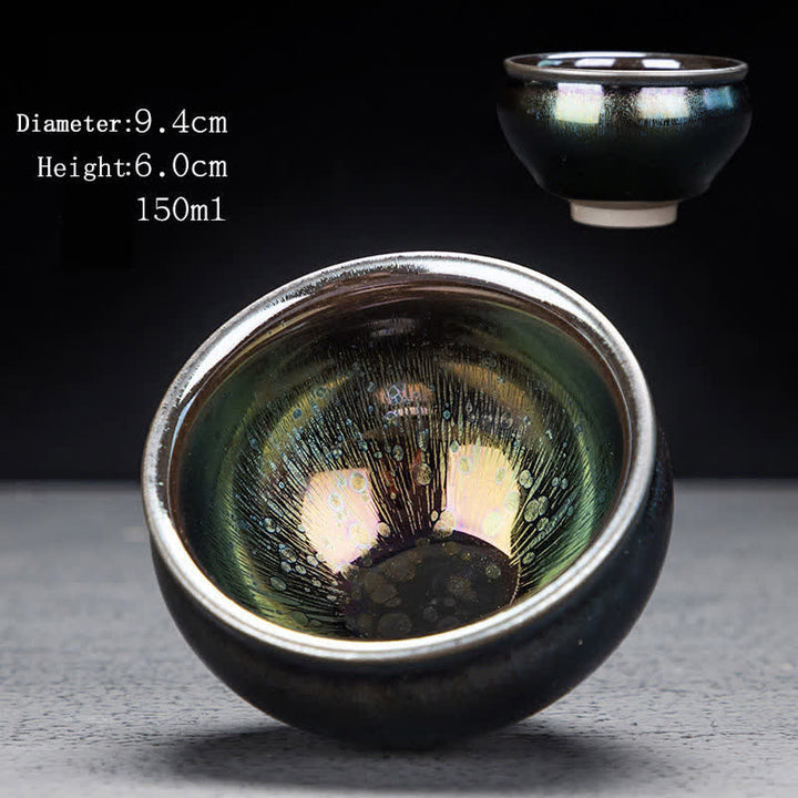 Buddha Stones Vintage Ceramic Teacup Tea Cups - 9.4cm*6.0cm*150ml - image 4