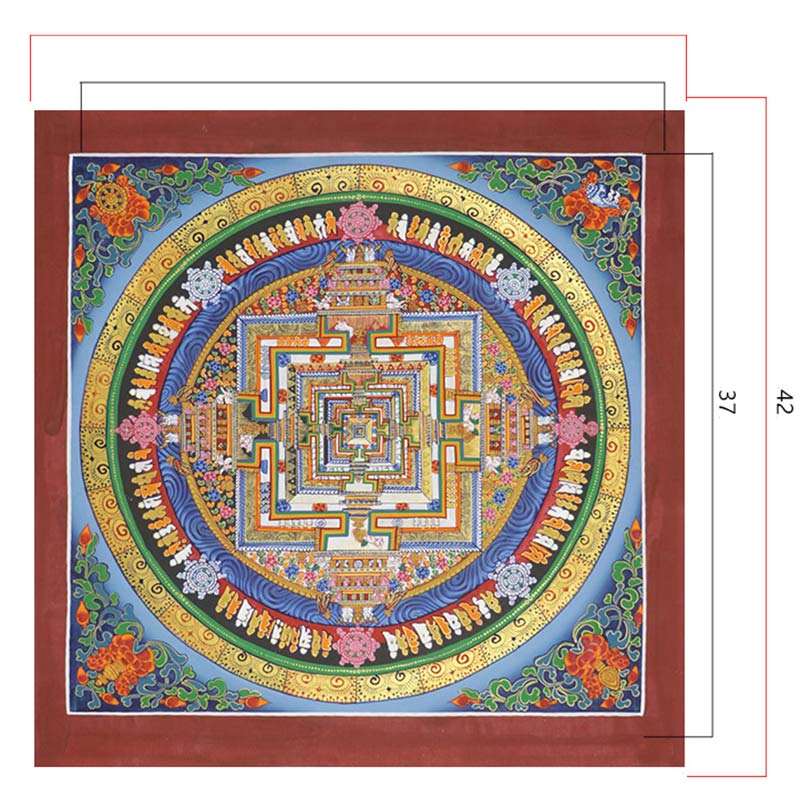 Buddha Stones Tibetan Thangka Painting Blessing Handmade Decoration - image 12