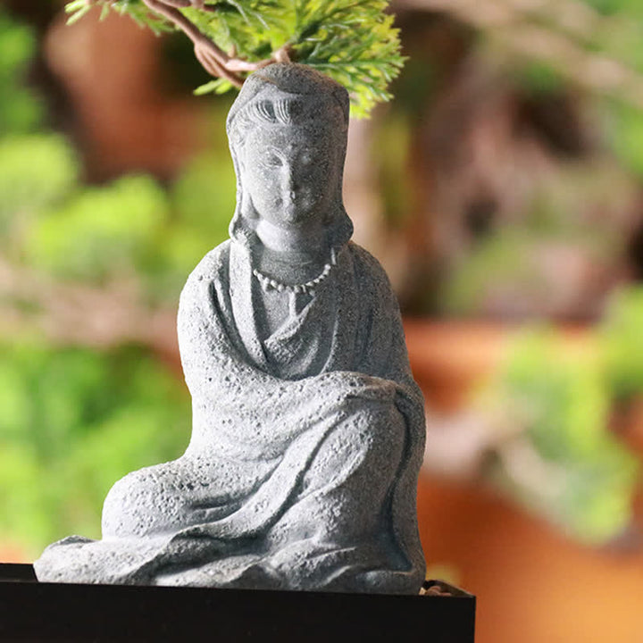 Buddha Stones Avalokitesvara Statue Blessing Home Decoration - image 3