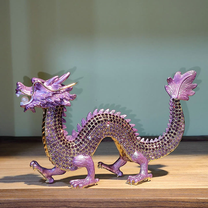 Buddha Stones Handmade Feng Shui Dragon Luck Success Home Decoration - image 13