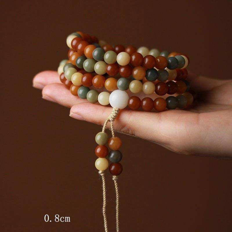 Buddha Stones Bodhi Seed Mala Harmony Wisdom Bracelet - 1 - image 0