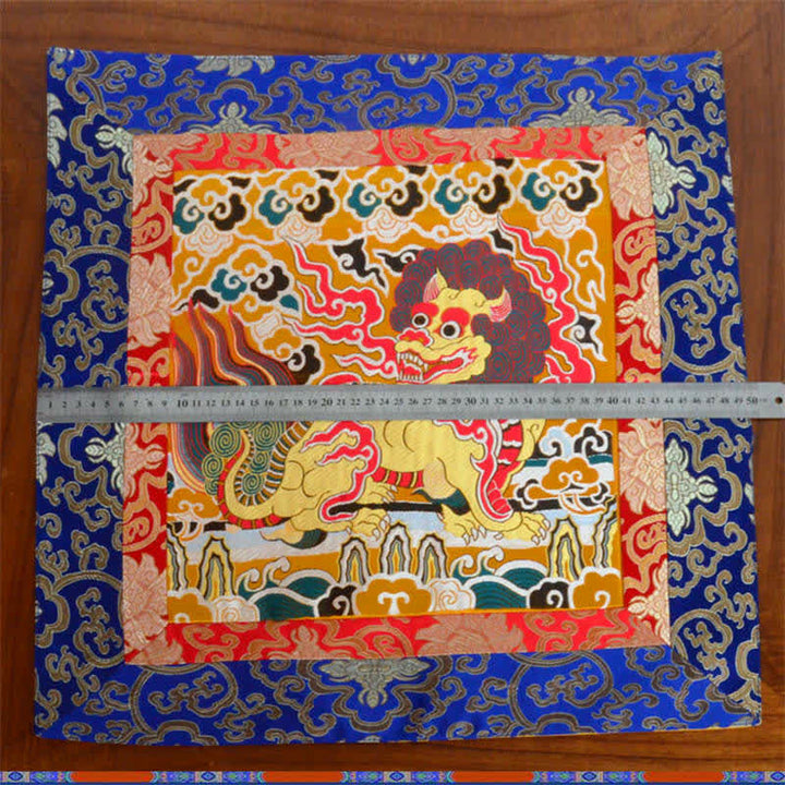 Fengshui Kirin Prayer Altar Mat Healing Meditation Auspicious Symbol Mat - image 6
