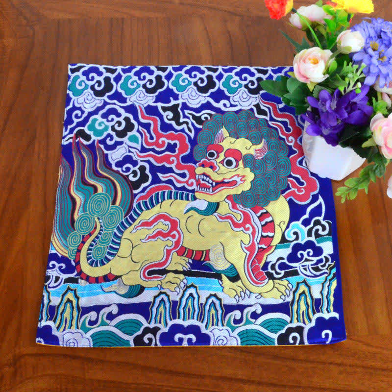 Fengshui Kirin Prayer Altar Mat Healing Meditation Auspicious Symbol Mat - image 16