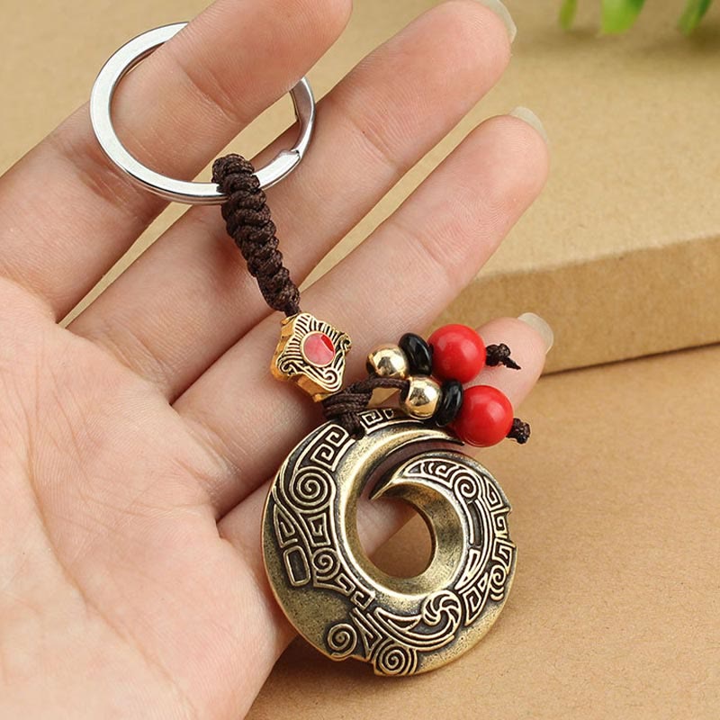 Good Luck Fortune Copper Wealth Key Chain - image 7
