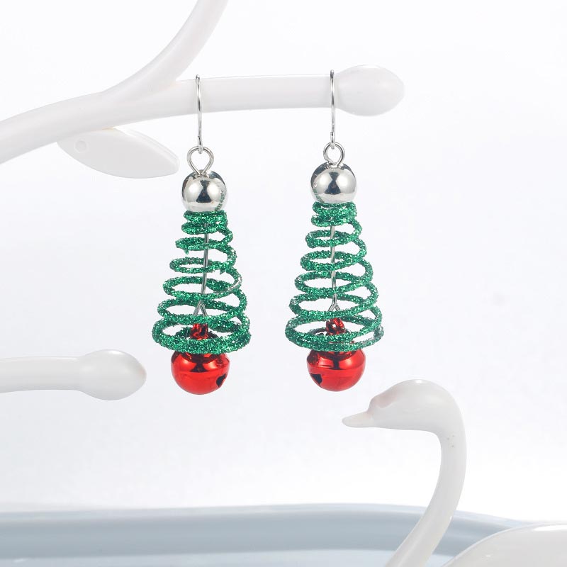 Christmas Tree Drop Dangle Earrings - Christmas Tree - image 0