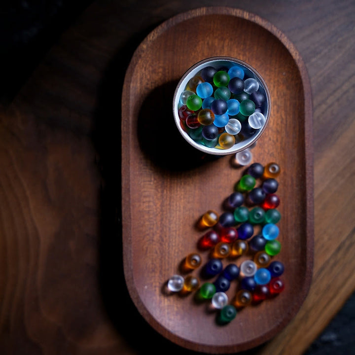 Buddha Stones Tibetan 108 Mala Beads Multicolored Liuli Glass Bead Chinese Zodiac Nine Palaces Eight Diagrams Charm Bracelet - image 13