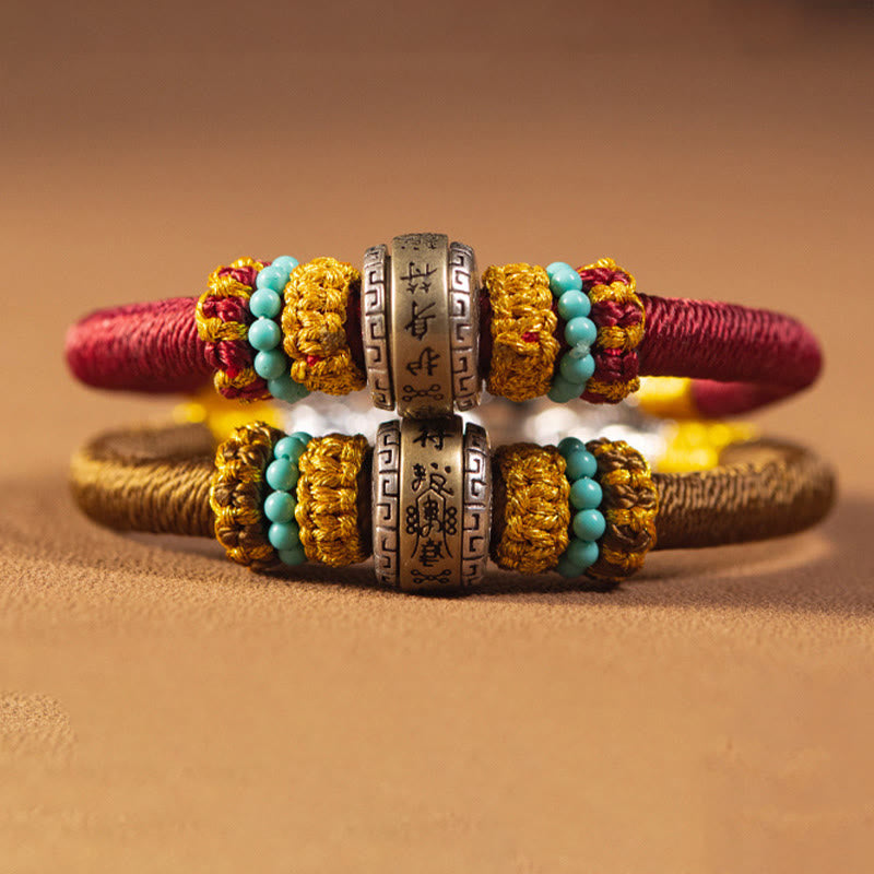 Buddha Stones Handmade Tibetan Amulet King Kong Knot Luck Protection Braided Bracelet - image 13