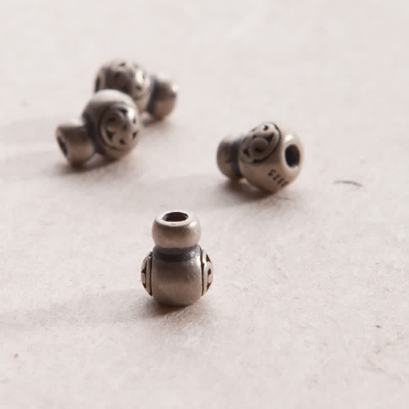 Buddha Stones 108 Mala Beads 925 Sterling Silver Citrine Sandalwood Turquoise Protection Prosperity Bracelet - image 18