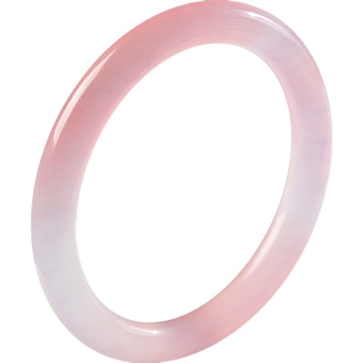 Buddha Stones Pink Crystal Love Warmth Bracelet Bangle - image 9