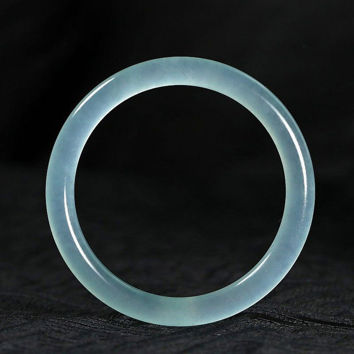Buddha Stones Natural Jade Healing Blessing Bangle Bracelet - image 9