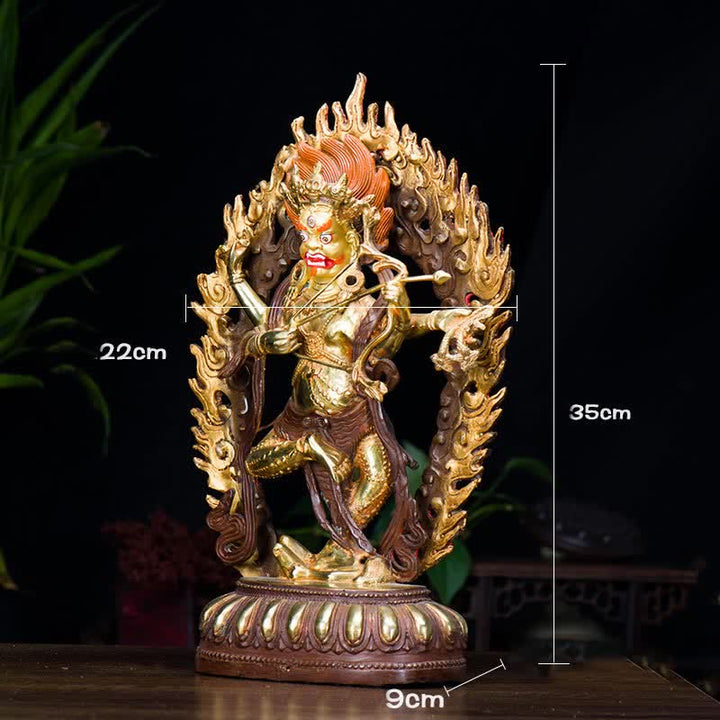 Kurukulla Buddha Figurine Serenity Copper Statue Home Decoration - image 8